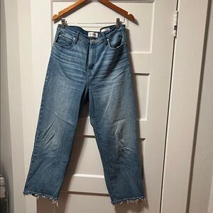 Frame Denim Le Jane Crop Light Blue Cropped Jeans